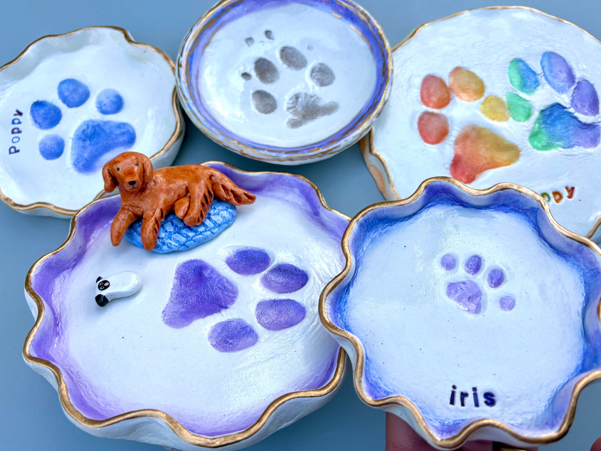 VIDEO COURSE: How to Make A Keepsake Pawprint Dish, with Air Dry Clay