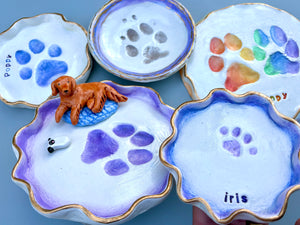 VIDEO COURSE: How to Make A Keepsake Pawprint Dish, with Air Dry Clay